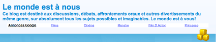 Bandeau-lien vers le blog 'Le monde est à nous'