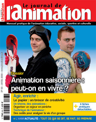 Couverture du n° 98 du magazine 'Le Journal de l'animation'