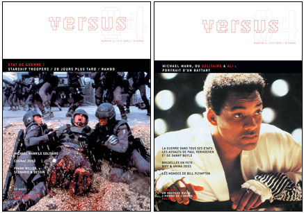 dernière de couverture de Versus n° 4