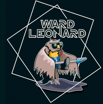 Écran du site officiel du groupe de rock Ward Leonard